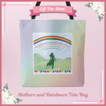 Mães e Arco-íris Saco de Compras do Dia das Mães