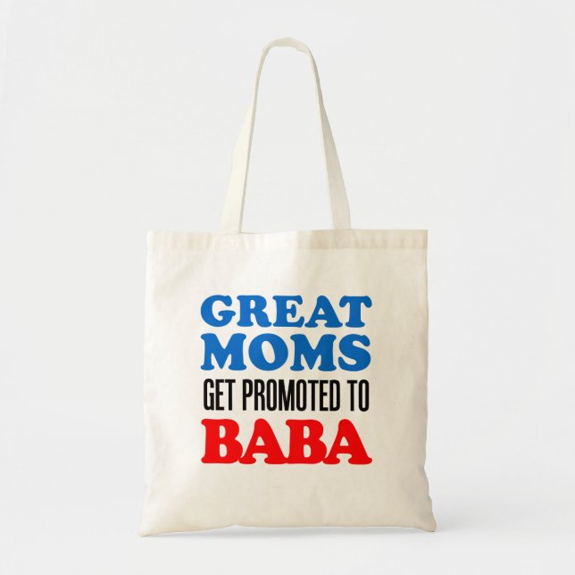 Bolsa Tote Mães excelentes Promovidas Para A Avó Ucraniana Ba (Frente)