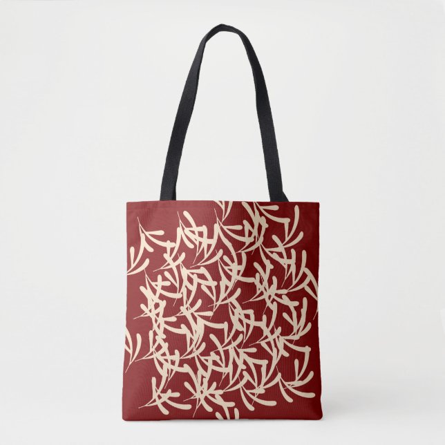 Bolsa Tote Magenta Decoração Embelezada  (Frente)