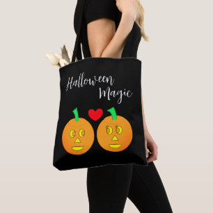 Bolsa Tote Magia do Halloween: Preto