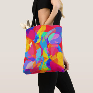Bolsa Tote Mágica de padrão colorido