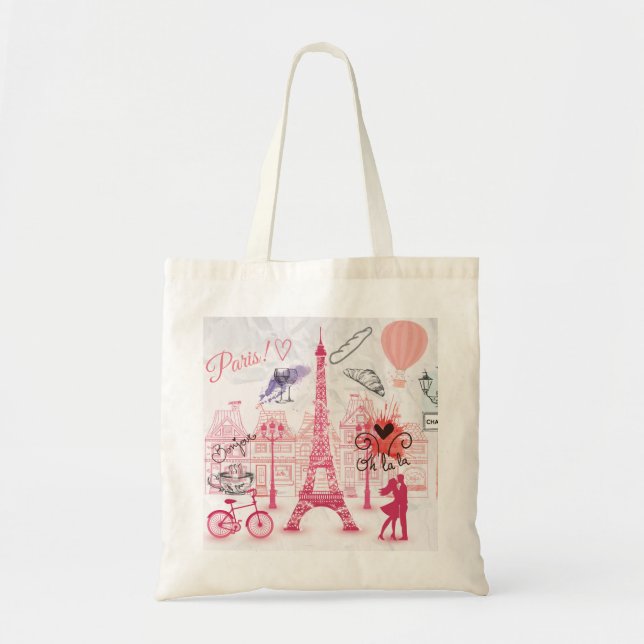 Bolsa Tote Mágica de Paris (Frente)
