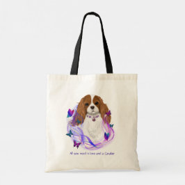 Bolsa Tote Magical Blenheim Cavalier King Charles Spaniel
