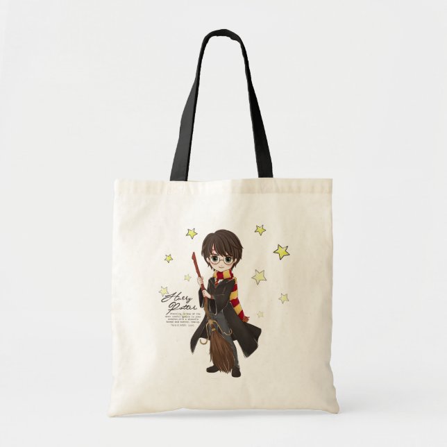 Bolsa Tote Magical HARRY POTTER™ Aquarela (Frente)
