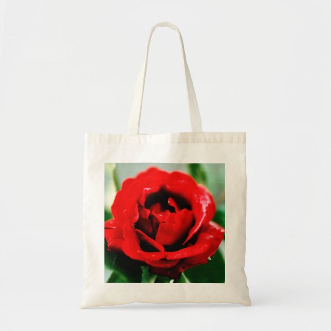 Bolsa Tote Magnífico Amor de Rosa Vermelha  (Frente)