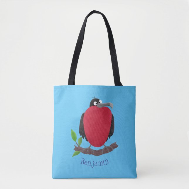 Bolsa Tote Magnífico desenho animado de pássaros (Frente)
