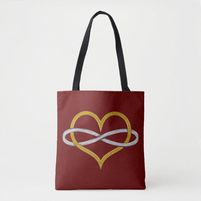 Bolsa Tote Magniscato de limniscar infinito (Frente)