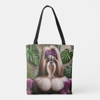 Bolsa Tote Magnum Maximus Luxe Canvas Tropical