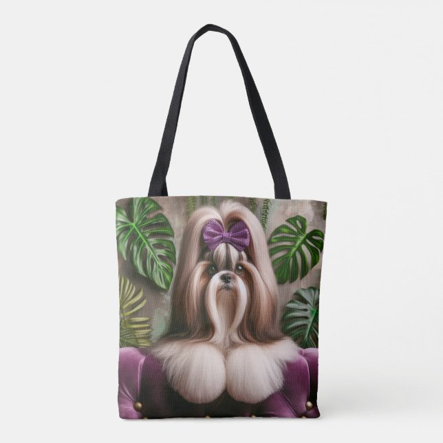Bolsa Tote Magnum Maximus Luxe Canvas Tropical (Verso)