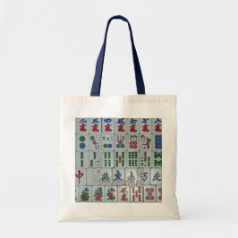 Bolsa Tote Mah-Jong sobre azulejos (set n.o 6)