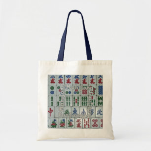 Bolsa Tote Mah-Jong sobre azulejos (set n.o 6)