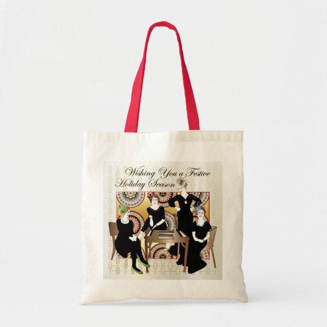 Bolsa Tote Mah Jongg Festivo Tote Bag (Frente)