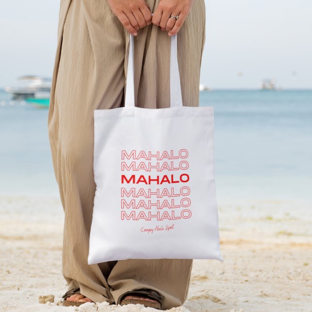 Bolsa Tote Mahalo Obrigado A Comprar Saco (mahalo hawaii totebag)