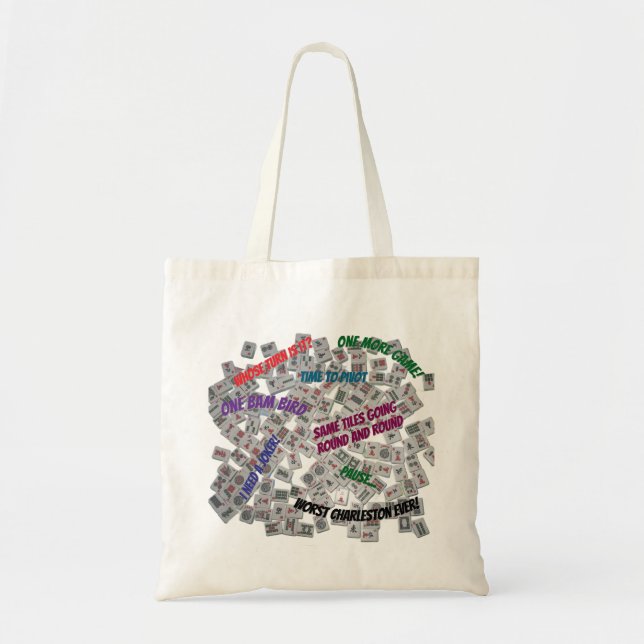 Bolsa Tote Mahjong Sayings Tote Bag (Frente)