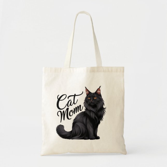Bolsa Tote Maine Coon Empire Cat Mãe Tote Bag II (Frente)