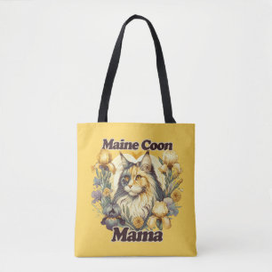 Bolsa Tote Maine Coon Mama Diluir Calico Mainecoon