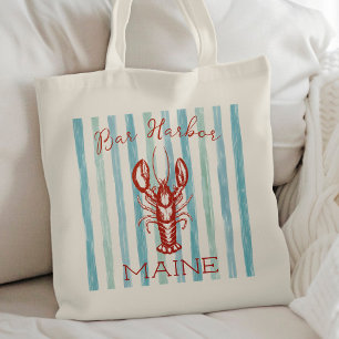 Bolsa Tote Maine Lagosta Stripes Pescador Core