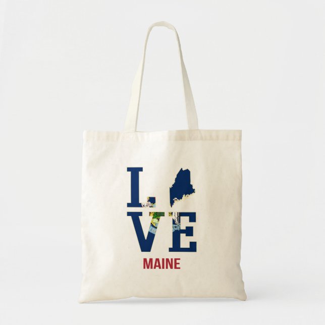 Bolsa Tote Maine Love (Frente)