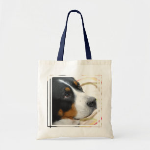 Bolsa Tote Maior cão suíço doce da montanha