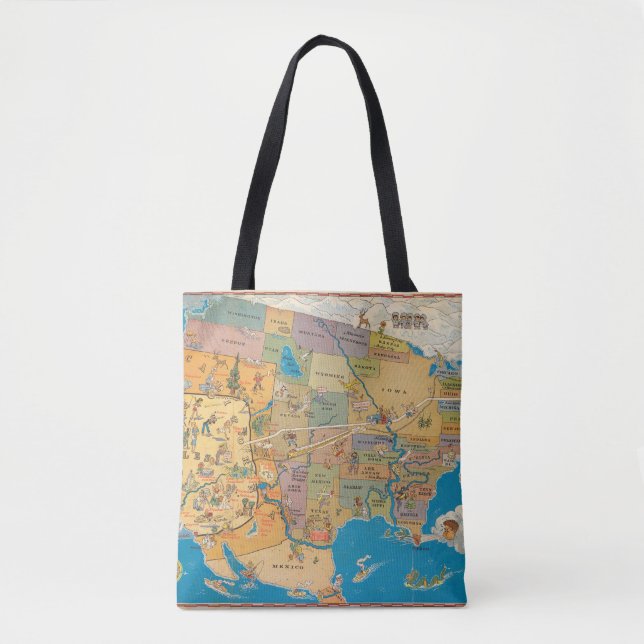 Bolsa Tote "Maior! "Los Angeles e os Estados Unidos (Frente)