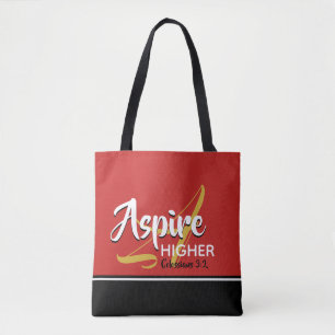 Bolsa Tote MAIS ALTO ASPIRE - Cristão de Escritura Inspiracio