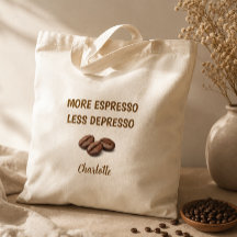 Mais Café Menos Depressão Nome Divertido de Café