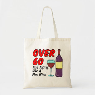 Bolsa Tote Mais De 60 Anos Como Um Saco De Tota De Vinho Fino