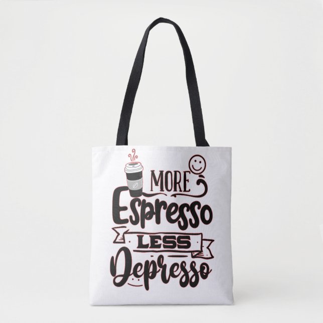 Bolsa Tote Mais Espresso Menos Depresso - Amor Espresso (Frente)