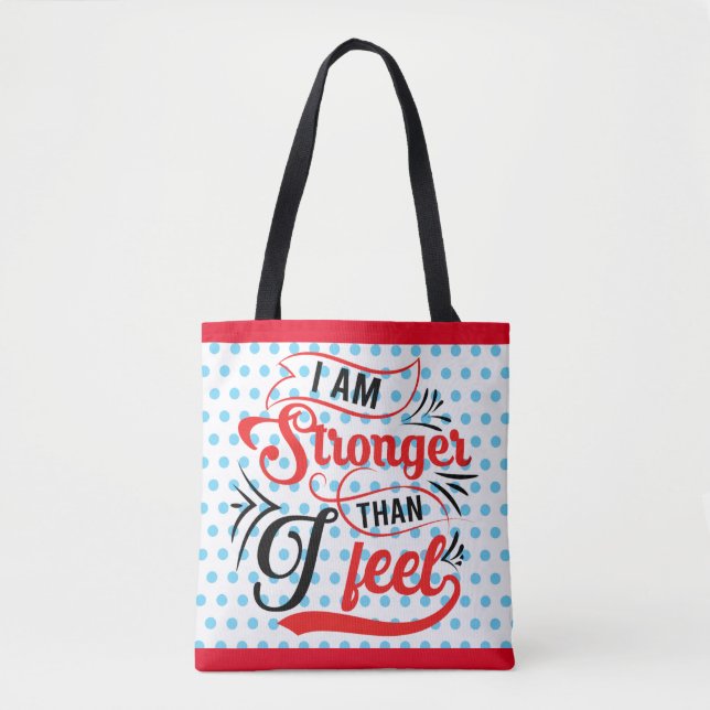 Bolsa Tote Mais Forte do que eu sinto (Frente)