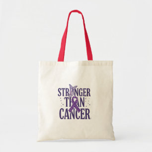 Bolsa Tote Mais Forte que o Câncer Inspirador
