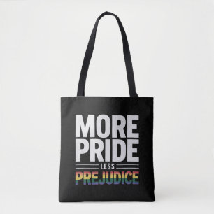 Bolsa Tote Mais Orgulho Menos Preconceito Mês do Orgulho LGBT