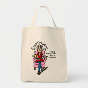 Bolsa Tote Mais problemas do que um Humor da Revista