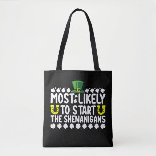 Bolsa Tote Mais Provável a Começar as Travessuras St Patricks