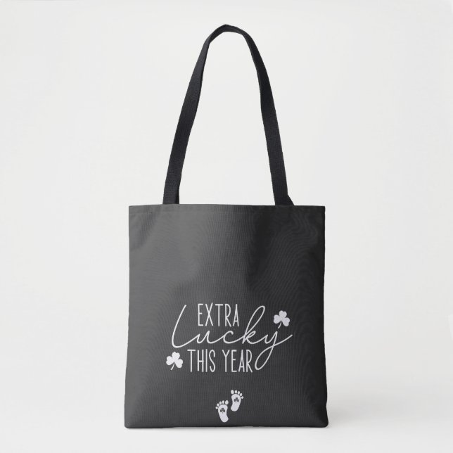 Bolsa Tote Mais Sorte Este Ano De Gravidez Patrick Lucky (Frente)
