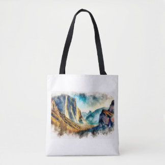 Bolsa Tote Majestosa Paisagem de Yosemite,