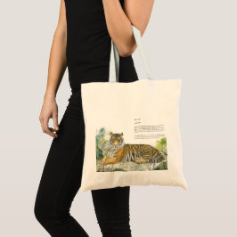Bolsa Tote Majexpressa real Tiger do Bengal