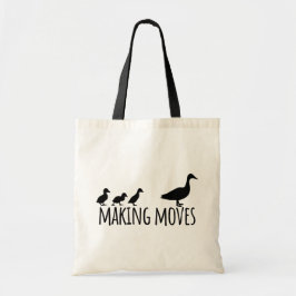 Bolsa Tote Making Moves Mama Duck and Ducklings Motivational