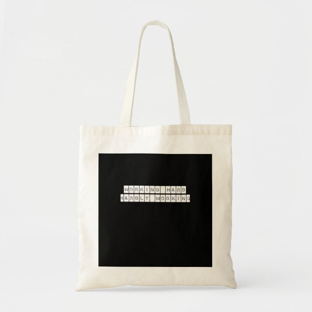 Bolsa Tote Mal Trabalhando - Trabalhando em Víblias (Frente)