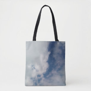 Bolsa Tote Mal vê o céu, através das nuvens