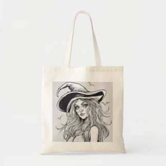 Bolsa Tote mala de bruxas halloween