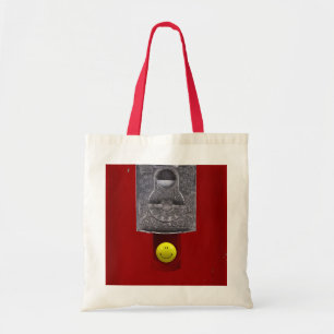 Bolsa Tote Mala de gumba de rosto feliz