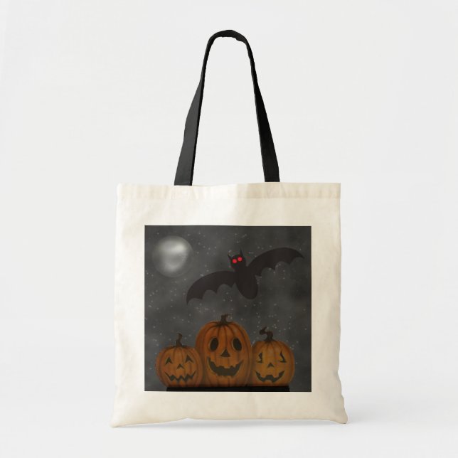 Bolsa Tote mala de halloween (Frente)