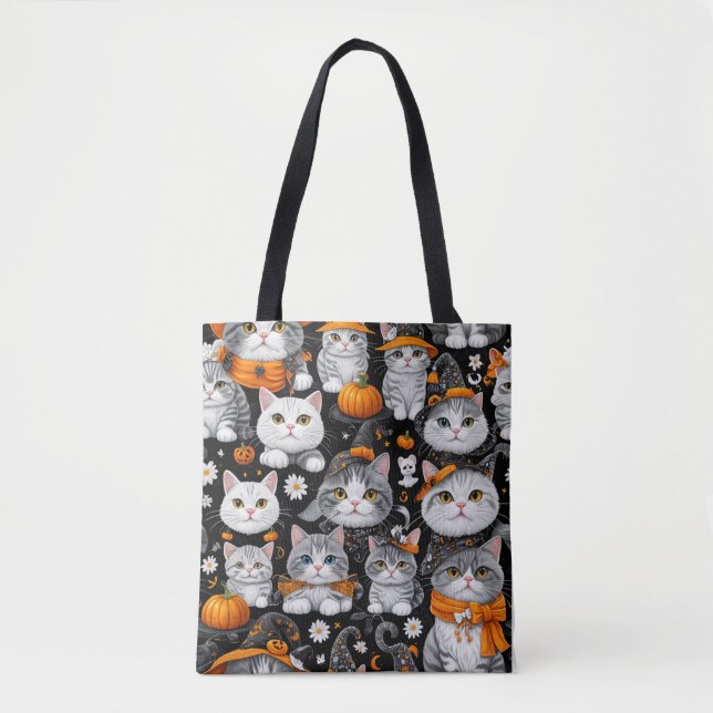 Bolsa Tote mala de halloween (Frente)