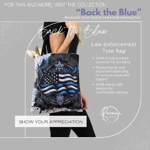Bolsa Tote Mala de Transporte para Aplicação da Lei Back the