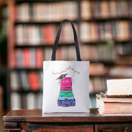 Bolsa Tote Mala para a faculdade de graduação de Segundo grau
