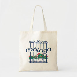 Bolsa Tote Malaga, janela com flores