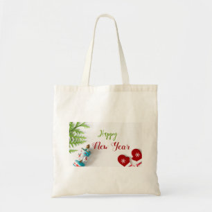Bolsa Tote Malas de Tote das Decorações do Natal Verde