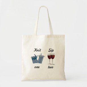 Bolsa Tote Malha um, sorvo dois