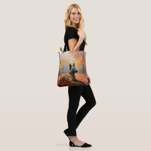 Bolsa Tote Malinoi belga no outono deixa cair inspiração