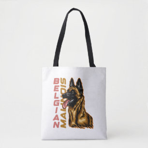 Bolsa Tote Malinois belgas